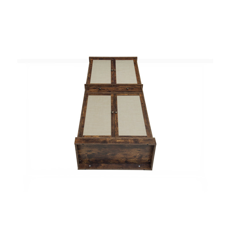 Armoire 4 portes avec 1 tiroir