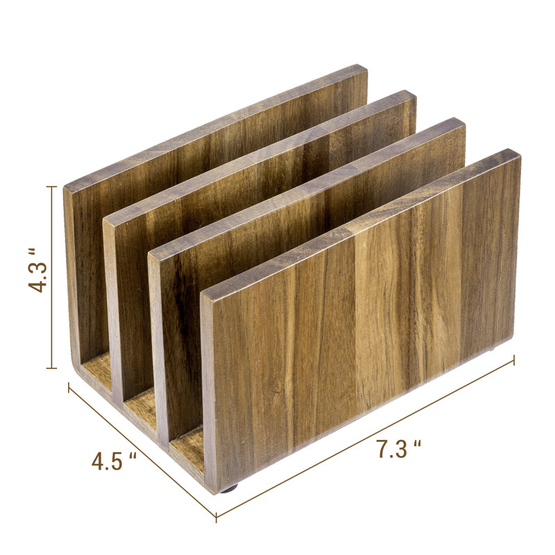 Solid Wood File Organiser 