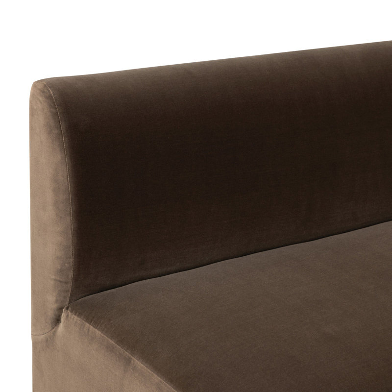 Velvet Solid Wood Bench, 72"