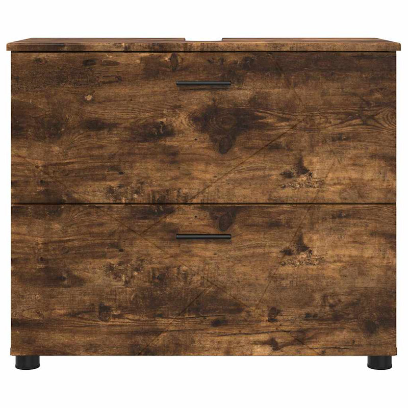 76.5cm Bathroom Vanity Base Only, Smoked Oak