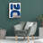 Ejaaz Haniff Blue Magnet Canvas Art