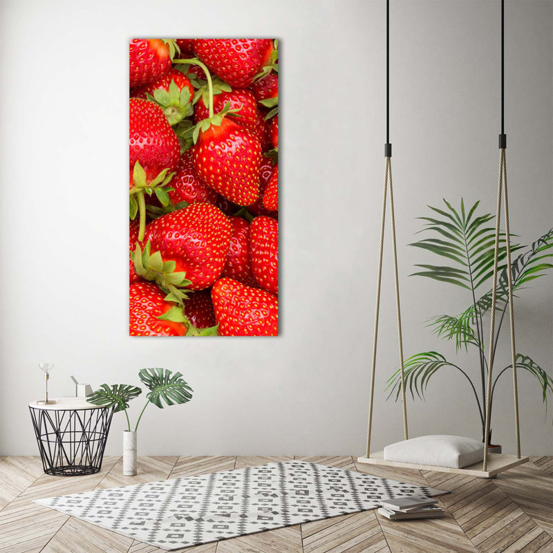 Strawberries - Wrapped Canvas Print