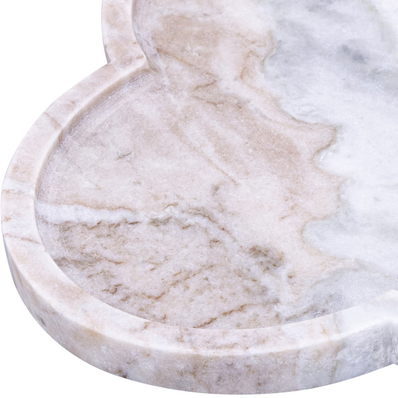 Rimini Marble Tray, Brown