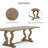 Chianti Extendable Solid Wood Dining Table-1118818307