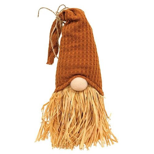 Burnt Orange Raffia Gnome