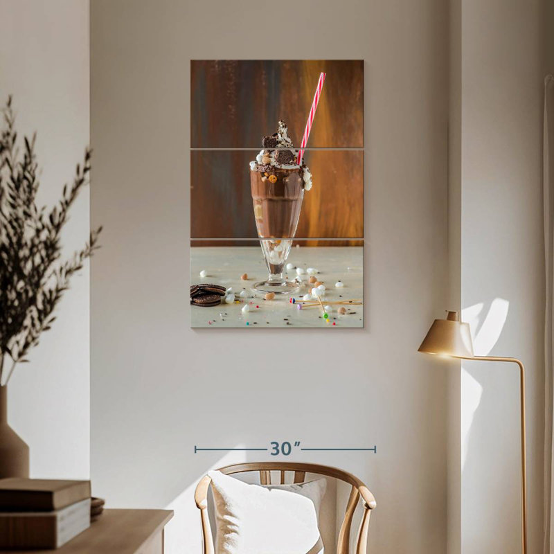 Yarlin Chocolate Cookie Milkshake, 57" H x 36" W