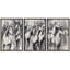 «Abstract Horses Triptych», reproduction d'art sur toile encadrée 3 pièces-121090415-121090420