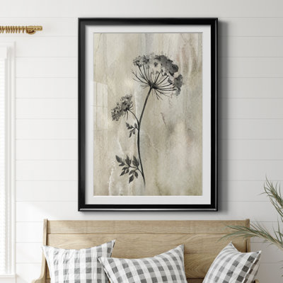 " Sumi-e Silhouette I " Painting Print