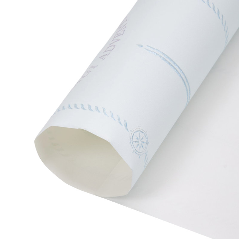 Non-Pasted Non-Woven 3D Embossed Wallpaper Roll