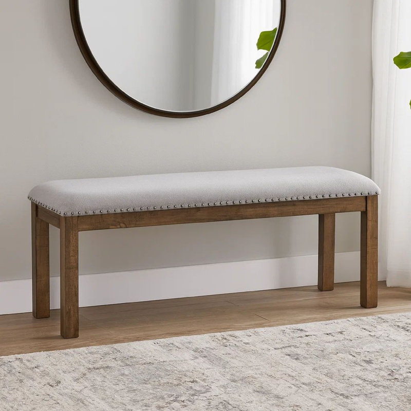 Hadubert Fabric Upholstered Bench