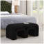 Bancs de repose-pieds en U modernes en forme de U pour le hall d'entrée, la chambre à coucher et le salon-529650766