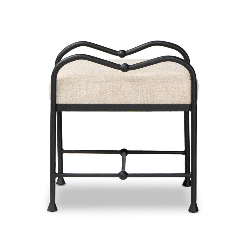 Leona Upholstered Accent Stool