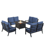 Delaya Outdoor 6 - Piece Conversation Set