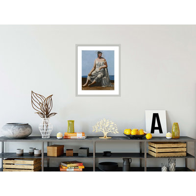 «Woman by the Sea» par Pablo Picasso, impression giclée sur cadre