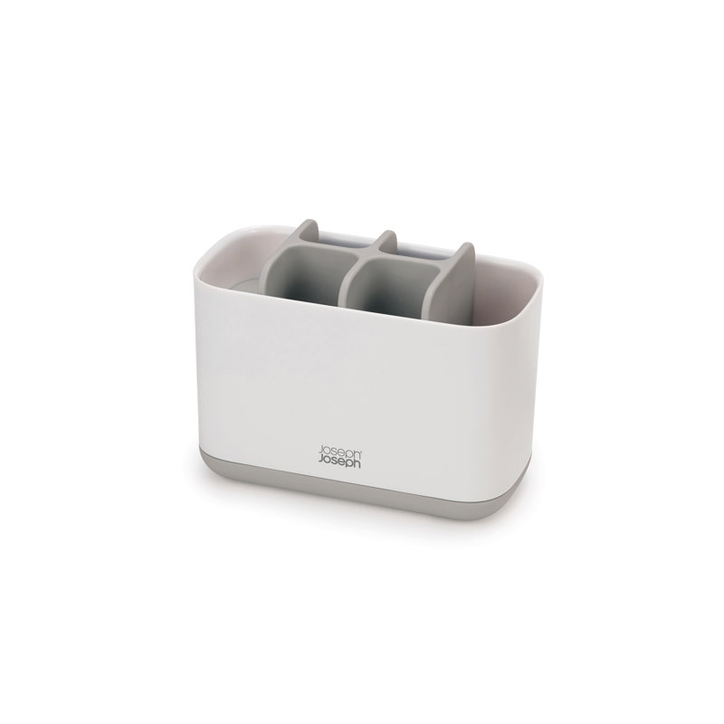 Joseph Joseph EasyStore grand porte-brosse à dents, Gris / blanc