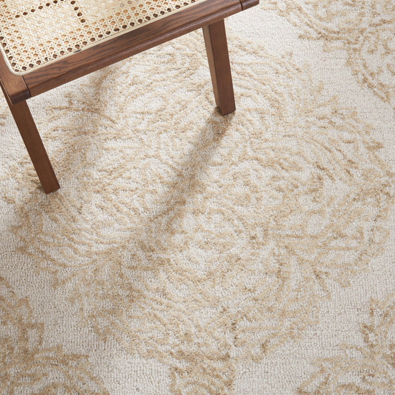 Tapis en laine touffeté à la main Hewes, Rectangle 6 pi x 9 pi