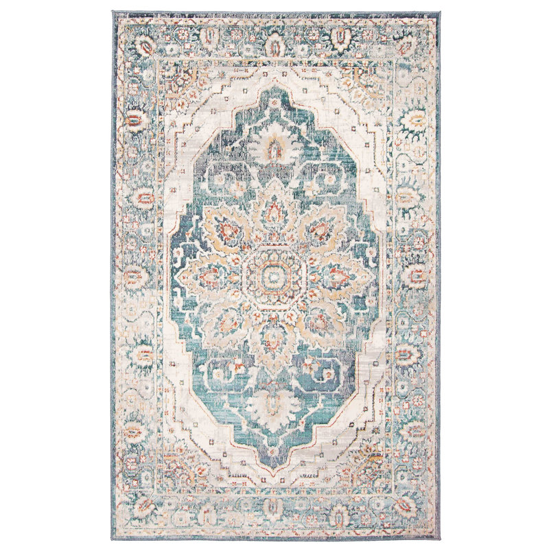Legacy Teal Rug, Rectangle 5' x 8'