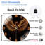 Horloge murale en verre 12 po