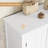 Olender 31.5″ H Freestanding White Bathroom Cabinet with Adjustable Shelf, Wood Storage Cabinet