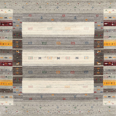 Tapis rouge / beige Swinyer