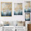 Or doré et arbres bleus Harmony IV - Art mural arbres-508888493-508888503