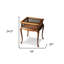 25" Glass Rectangular End Table-103365888