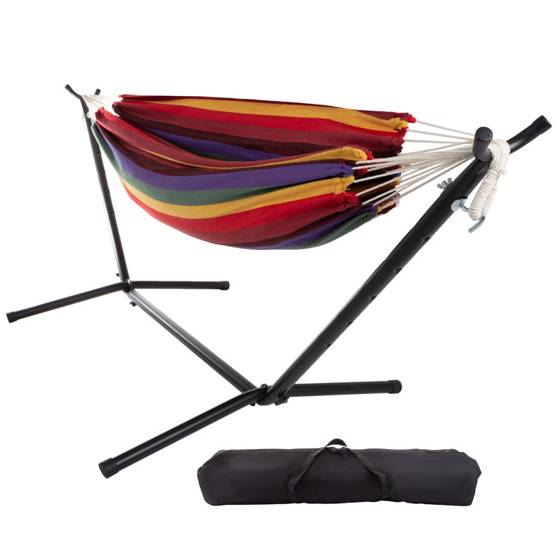 Devante Classic Hammock with Stand, Red/Yellow