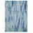 Kivett Lakebed Blue and Ivory Indoor Outdoor Machine Washable Area Rug-1946163188