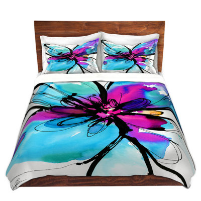 DiaNoche Duvet Cover Sets Microfiber by Kathy Stanion - Ecstasy Bloom 17