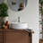 Milos Round Brown Premium Terrazzo Bathroom Sink-114422537