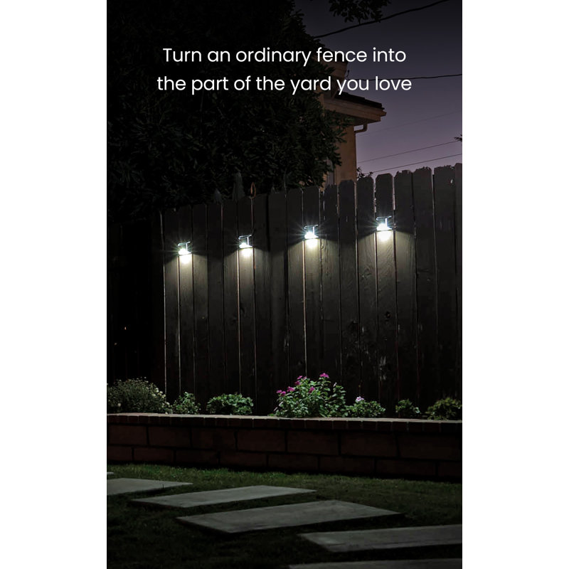 Solar Powered Integrated LED Deck Light Pack