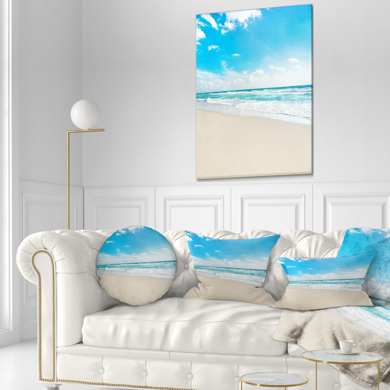 Oreiller écume de plage Seashore, Rectangle, 12 po x 20 po