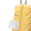20 po / 24 po / 28 po 3 pièces / ensemble en valise à roulettes ABS, couleur assortie, avec serrure à combinaison (jaune)