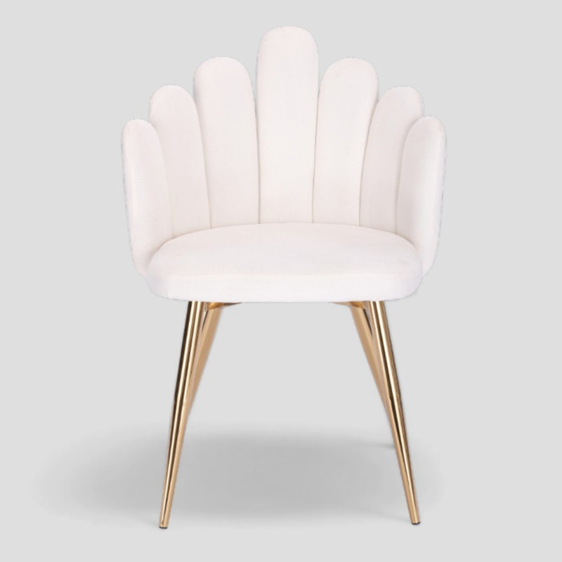 Chaise Tishonda, Blanc / Blanc