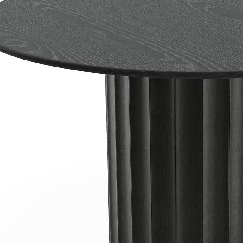 Table de salle à manger 52 po, 30"H x 52"L x 52"W, Black