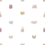 Little Explorers 2 Happy Animal Heads Wallpaper Roll