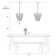 Clayre 4 - Light Dimmable Tiered Chandelier