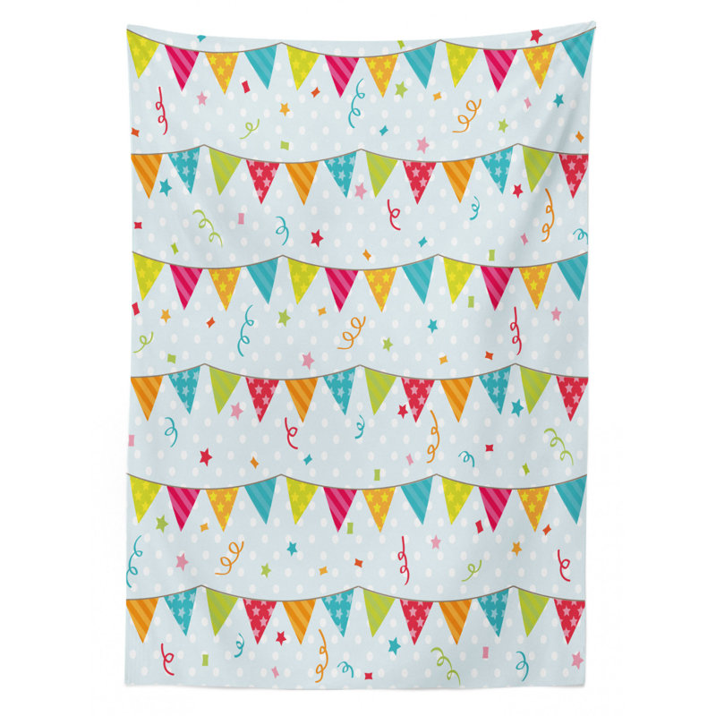 Geometric Tablecloth, 70" L x 52" W