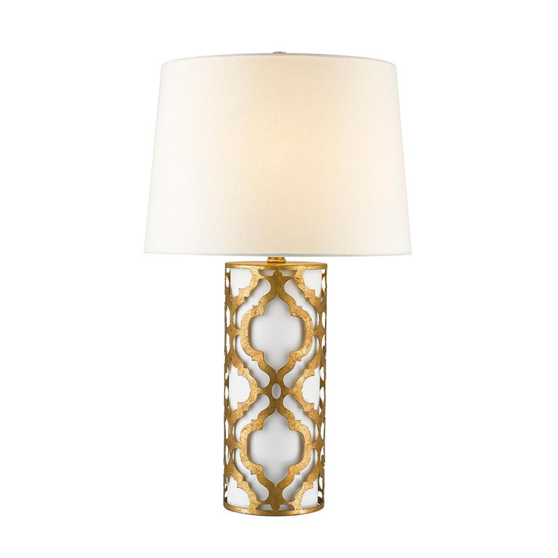 Remy Metal Table Lamp, Distressed Gold
