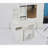 37 Inch Middle Size Left Drawer Desktop Vanity Table with Cushioned Stool, Extra Large Sliding Mirror, Multi-Layer High Capacity Storage for Practical and Fashionable Use in Large Spaces-1363251064