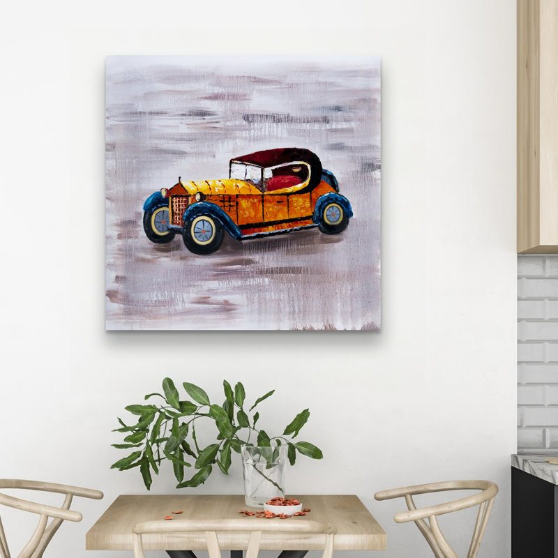 toy car - 32"x32" art on canvas