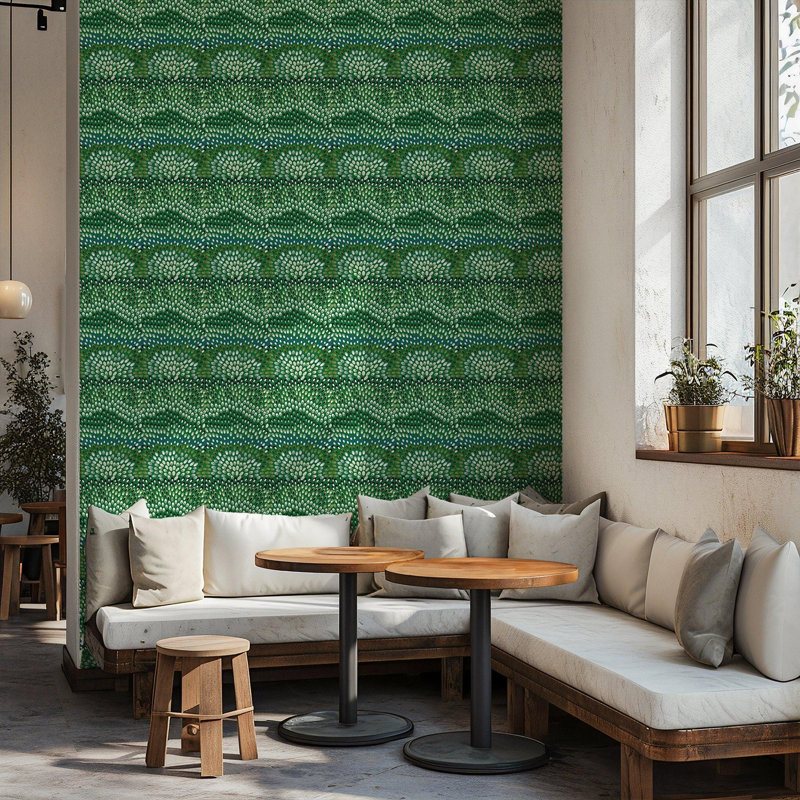 Lomé Jardine 10' L x 24" W Peel and Stick Wallpaper Roll, Carnival, Faux Grasscloth