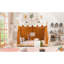Lit simple Adventure, structure en MDF, charme rustique avec tente