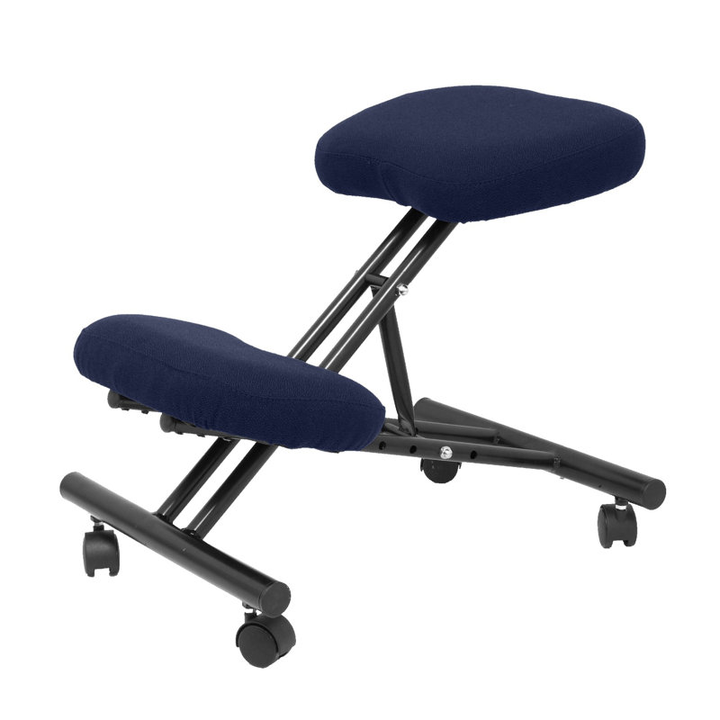 Ergonomic Kneeling Chair, Dark Blue