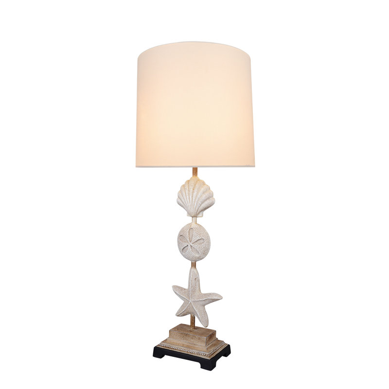 Lampe de table 32 po ivoire antique