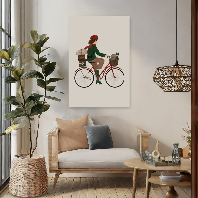 Art mural contemporain des Fêtes, H 48 po x l 32 po