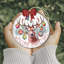 Ornement en bois Welcome Christmas