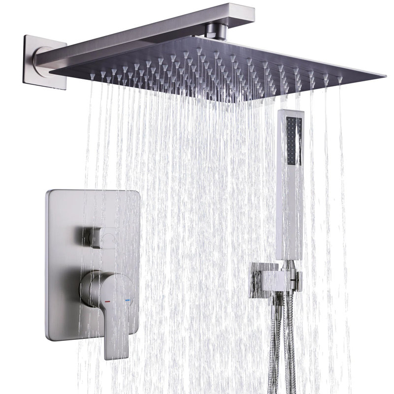 All-In-One Kit with Rough in-Valve, Brushed Nickel