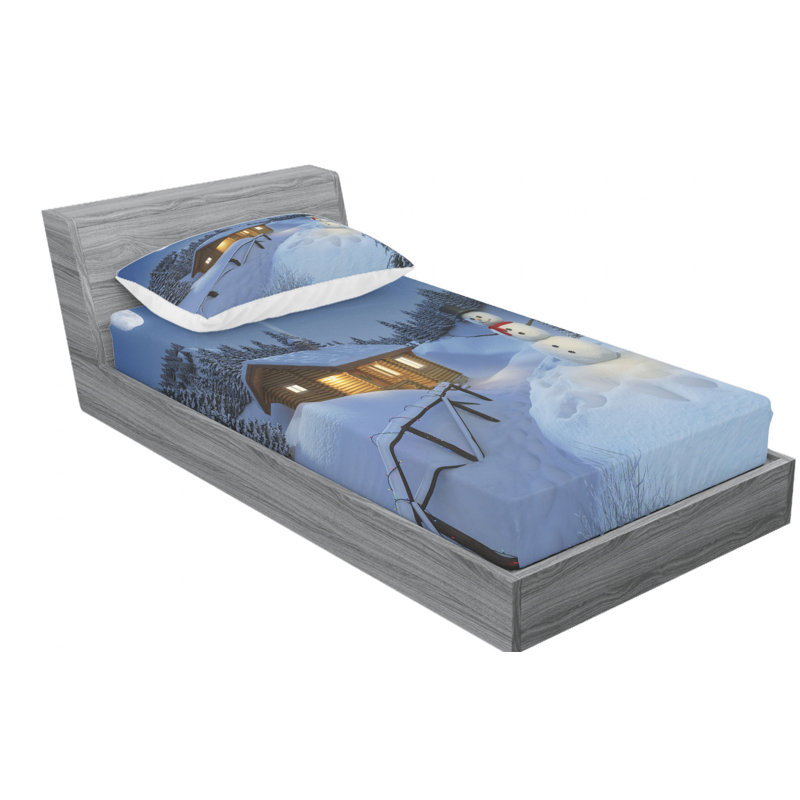 Microfiber Sheet Set, Twin Sheet Set + Fitted Sheet + 1 Pillowcase