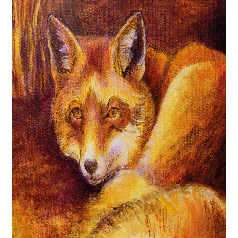 Ensemble de housse de couette fox, Très grand